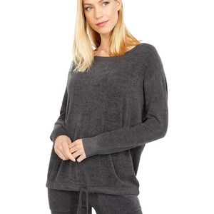 Barefoot Dreams Dark Gray Sweatshirt